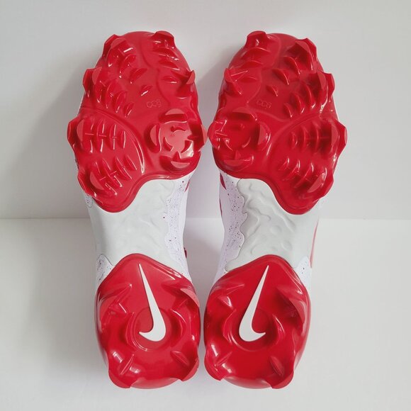 NEW Nike Alpha Huarache Elite 4 Low MCS Baseball Cleats FD6255-105 Size 13 White main image 4